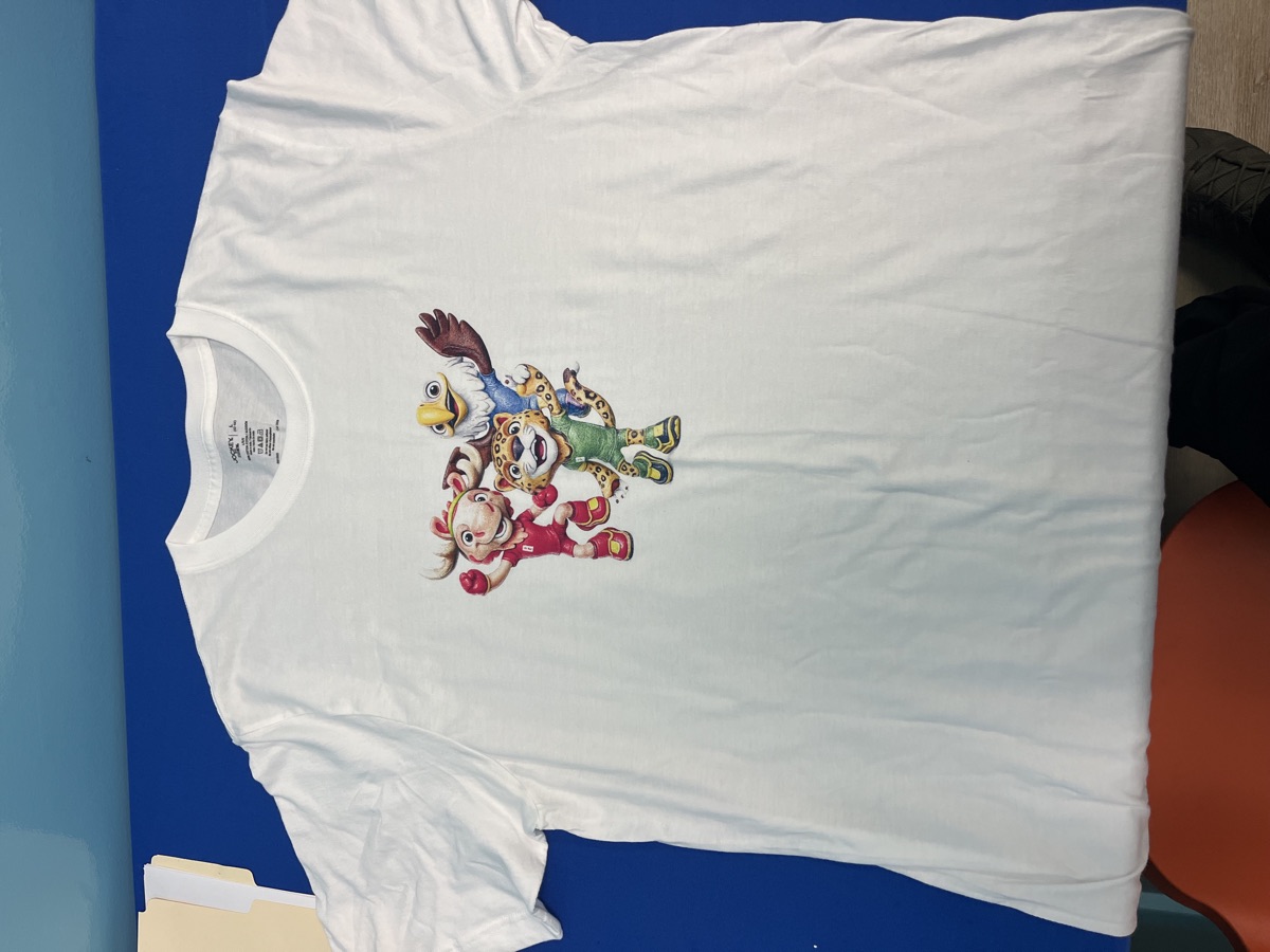 Camiseta infantil con diseño DTF a color